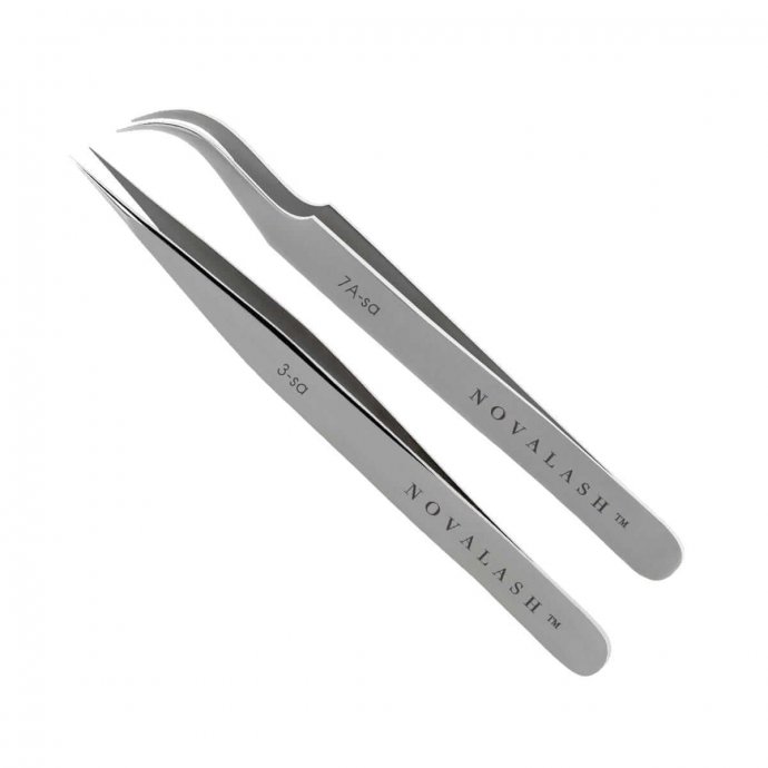 forceps curved and straight pair